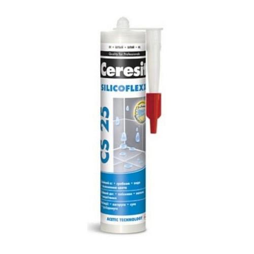 Затирка Ceresit СS25/280 силикон для стык серый