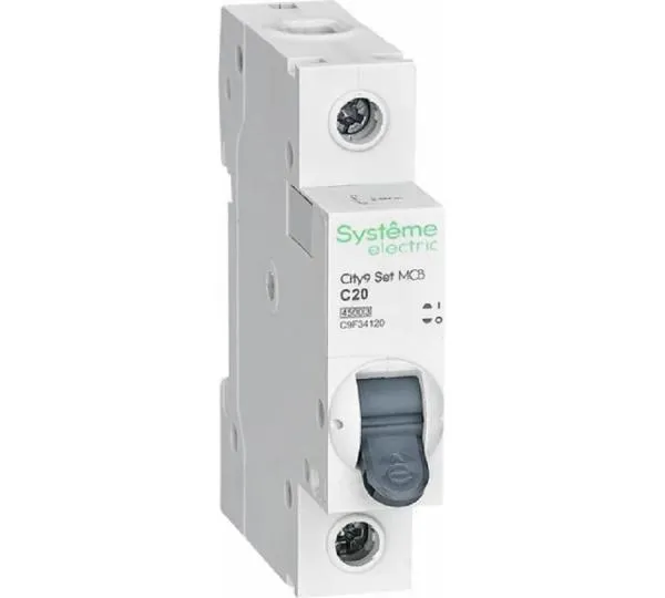 Автоматический выключатель Systeme Electric City9 Set 1Р 20A тип С 4,5кА