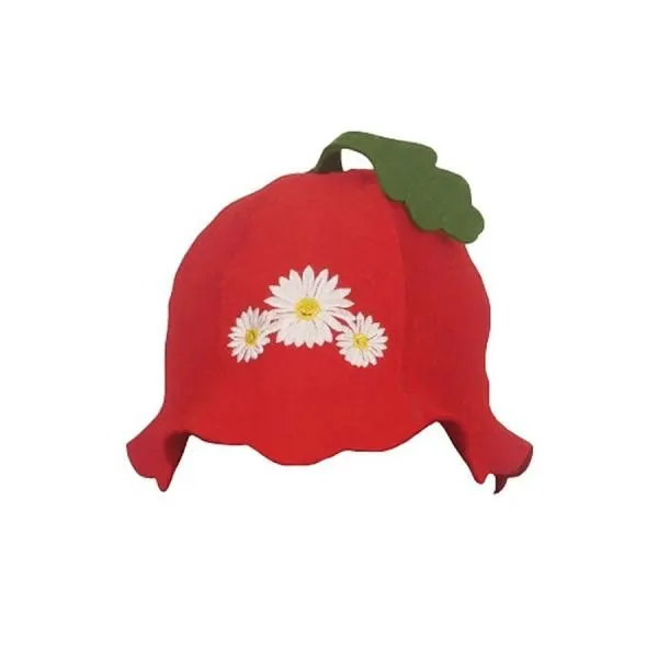 Шапка женская Красотка цветной войлок