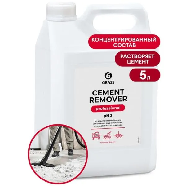Средство для очистки после ремонта CEMENT Remover Professional 5,8 кг Grass4 ЧЗ