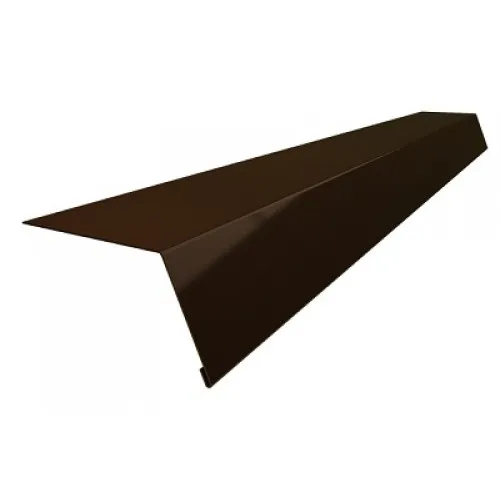 Планка карнизная 65х100 ПЭ RAL8017 2м