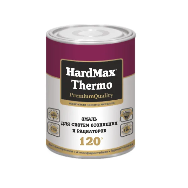 Эмаль для систем отопления и радиаторов HardMax Termo 