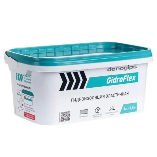 Гидроизоляция готовая Даногипс GidroFlex