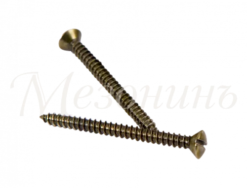 Саморез для выкл./изолятора, темная бронза НОВАЯ ГОЛЛАНДИЯ