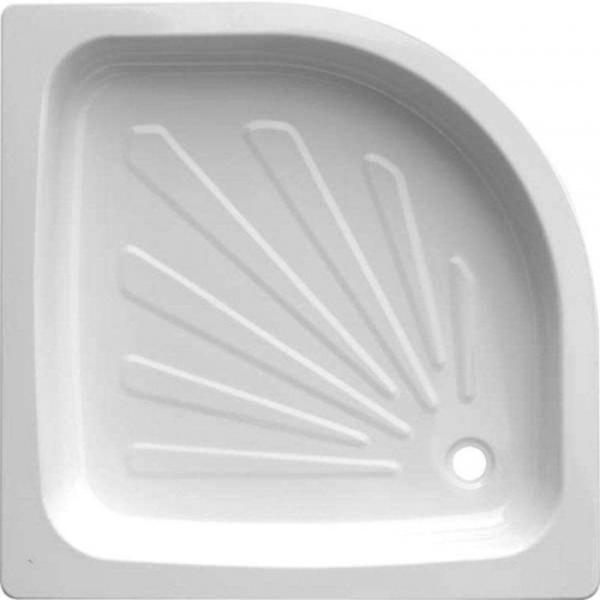 Поддон стальной полукруглый 900х900 HYDROOM, подставка 