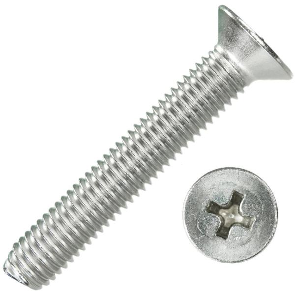 Винт с потайной головкой М3х12 DIN965