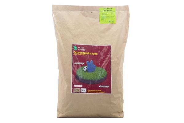 Газон Зеленый квадрат СПОРТИВНЫЙ  GREEN FINGERS 8кг