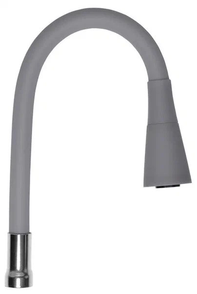 Излив серый силиконовый 2 режима W17