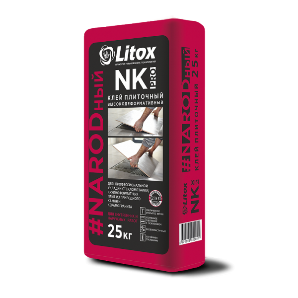 Клей плиточный ЛИТОКС NK pro 