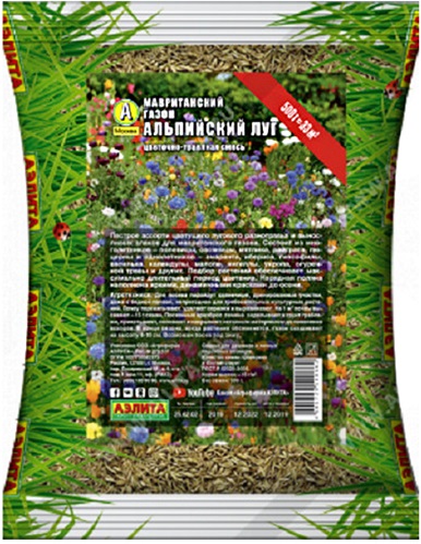 Мавританский газон Альпийский луг Аэлита 500 гр