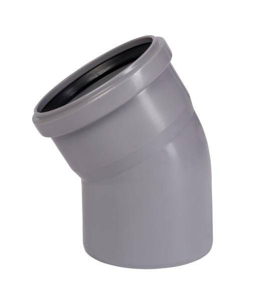 Отвод канализационный d110 мм 30°