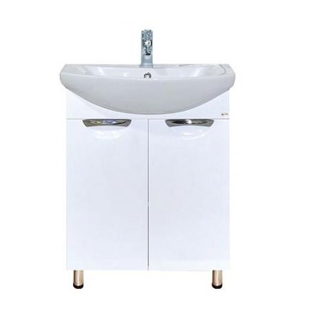 Тумба Лаванда 60 прямая белая