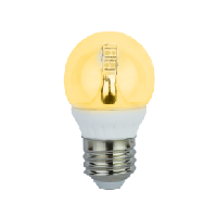 Лампа светодиодная Ecola Globe E27 4Вт G45 76*45 искристая точка золото