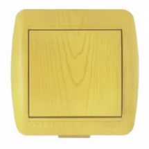 Выключатель Lezard одноклавишный скрытая установка ольха