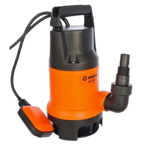 Насос дренажный Вихрь ДН- 750 750Вт 255л/мин напор 8м