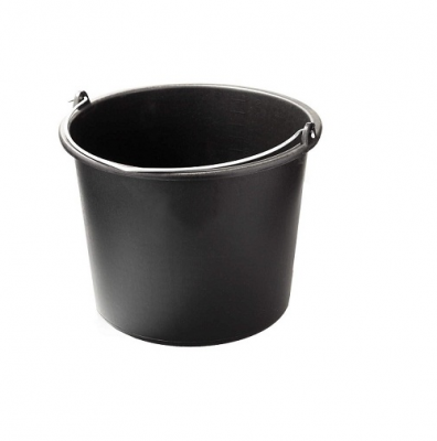 Ведро строительное мерное 12л черный t4p