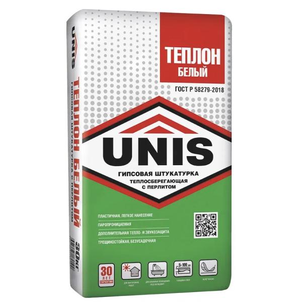 Штукатурка гипсовая ЮНИС Теплон белый