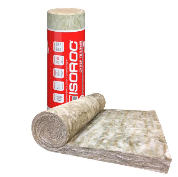 Утеплитель ISOROC СУПЕР ТЕПЛЫЙ РУЛОН 4100х1220х100