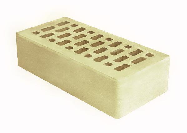 Кирпич лицевой М-175 ТEREX 1 НФ слоновая кость количество на поддоне 480 шт