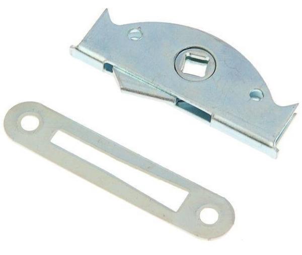 Завертка врезная ЗР3 с планкой цинк