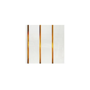 Панель ПВХ Декостар 3,0*0,24*8мм Золото 2-хсекционные