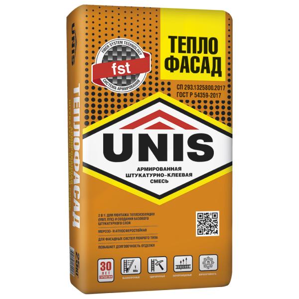 Клей монтажный для теплоизоляции ЮНИС Теплофасад 