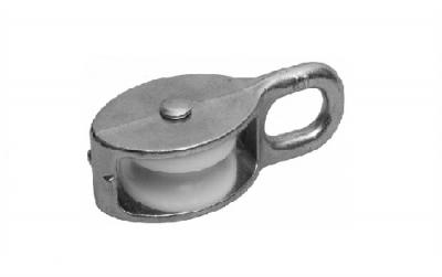 Блок одинарный нейлоновый шкив 25мм для троса 7мм