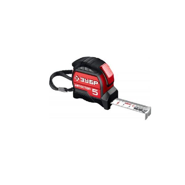 Рулетка Автостоп ЗУБР 5м 19мм