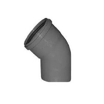Отвод канализационный d110 мм 15°