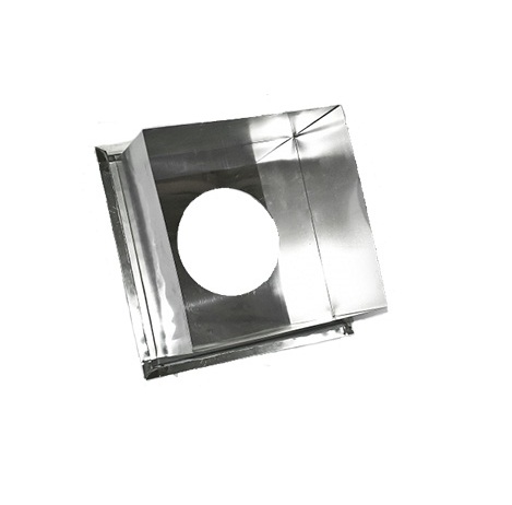 Проходной узел нержавейка-оцинковка 500х500 D250