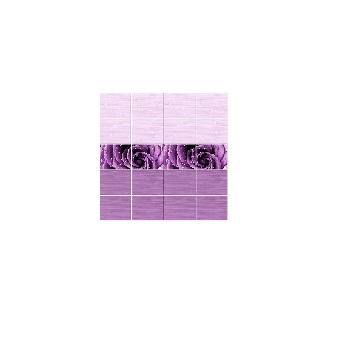 Панель 0,25х2,7м STARLINE Капли росы (2шт) Фиолет.