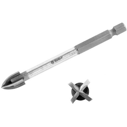 Сверло ЗУБР ПРОФЕССИОНАЛ по кафелю и керамике 6мм