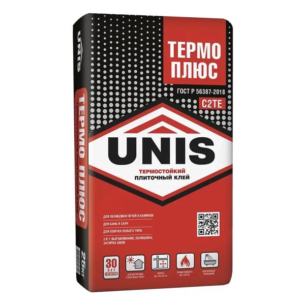 Клей плиточный ЮНИС Термо ПЛЮС 