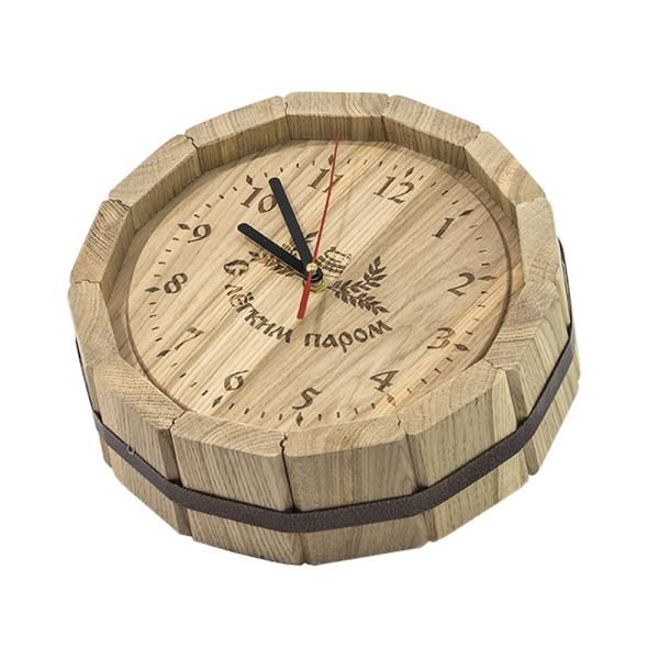 Часы Бочка гравировкой D-300 липа (ЧЛ-20)