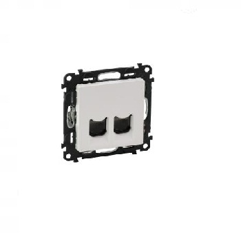 Розетка Legrand ТF(RG11) открытая установка белая