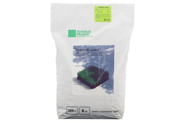 Газон Зеленый квадрат теневыносливый 8кг