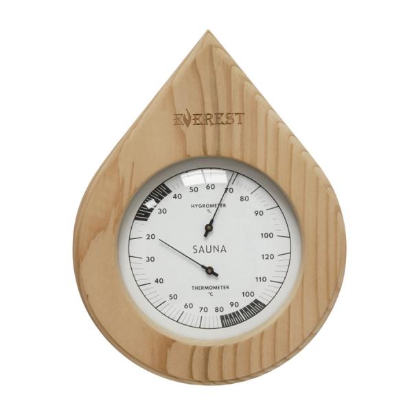 Термогигрометр EVEREST Капля кедр (TG-05)