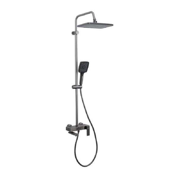 Стойка душ F24202-9 оруж. сталь