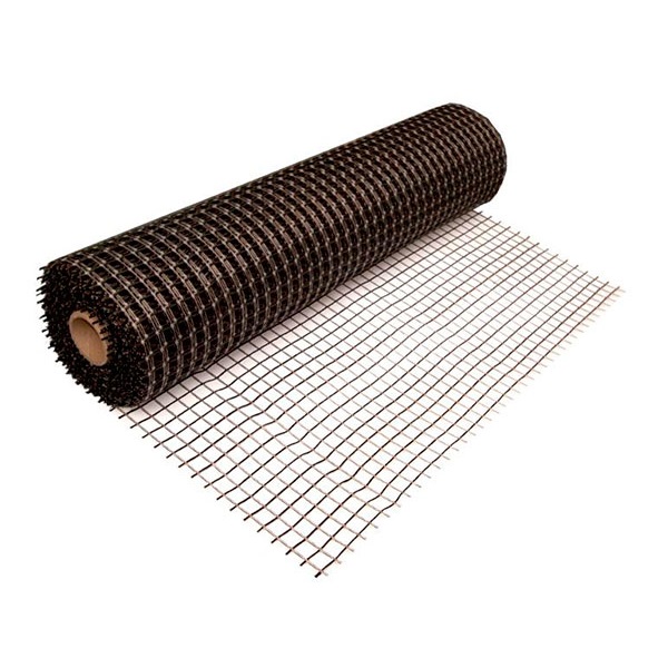 Сетка базальтовая армирующая 25х25мм Gridex 0,25х50м 50кН/м