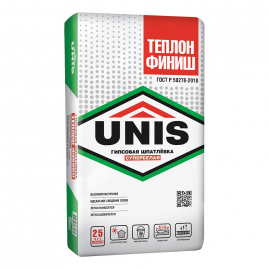 Шпатлевка гипсовая супербелая финишная ЮНИС Теплон ФИНИШ