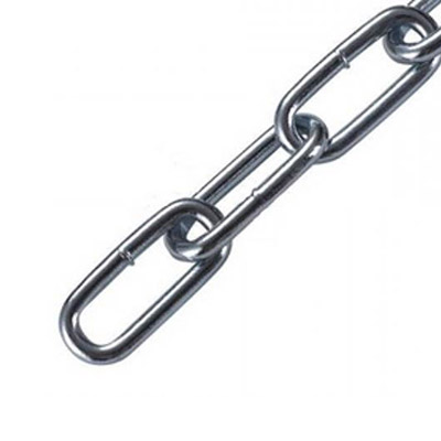 Цепь длиннозвенная  6мм оцин.сварная DIN5685С(18м)