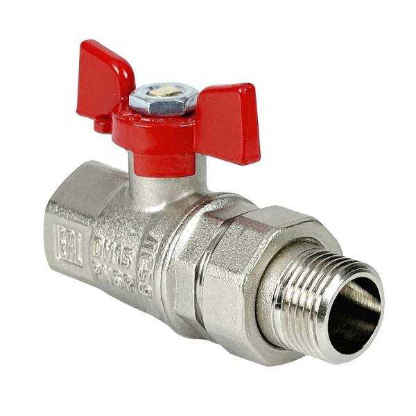 Кран шаровый латунный VALFLEX PREMIUM ВР-HР (бабочка)