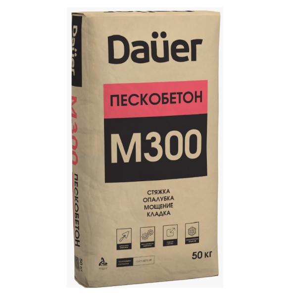 Смесь сухая М-300 Dauer пескобетон 