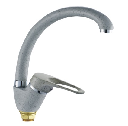 Смеситель для кухни серый HAIBA 4113-8