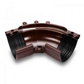 Угол желоба 90* VERAT Коричневый (ТН)