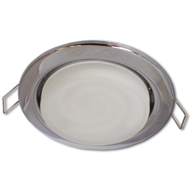 Светильник встраиваемый Ecola GX53 H4 без рефлектора хром