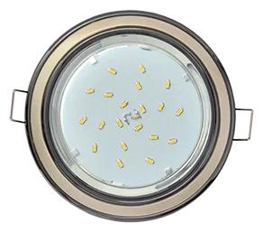 Светильник встраиваемый Ecola GX53 H4 без рефлектора черный хром-жемчуг