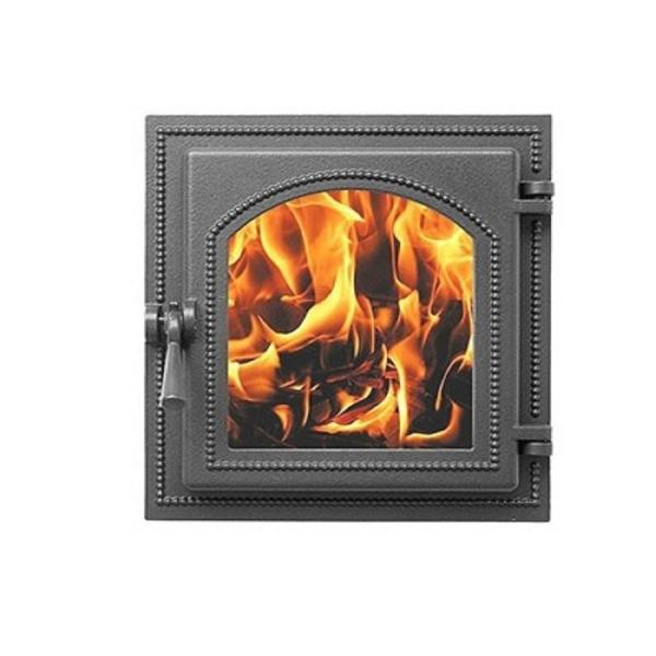 Дверка каминная Везувий 223 антрацит