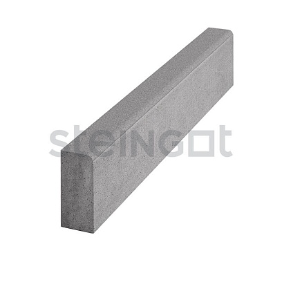 Бордюр тротуарный ЭЛЛЕР 1000х200х80 серый на поддоне 48 штук