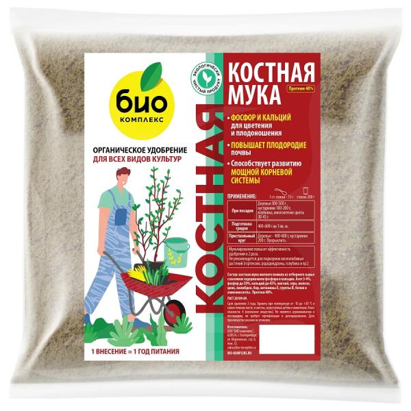 Биоудобрение Костный мука 1кг